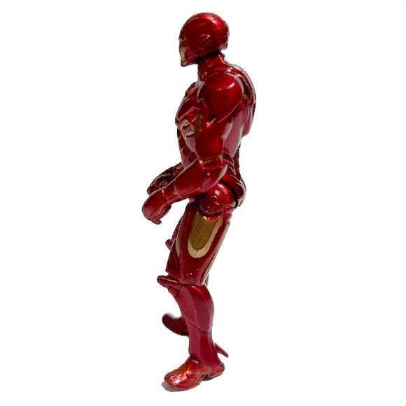 Marvel Iron Man 2 Iron Racers Turbo Racer 3.75" Action Figure Red Gold Hero 2010 - Picture 5 of 9